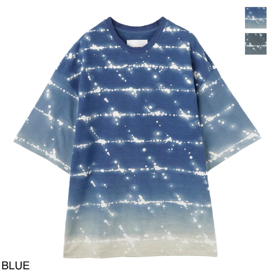 JIL SANDER / Tシャツ/S/コットン/BLU/総柄/J21GC0117 JIL SANDER（ジルサンダー） クルーネック半袖Tシャツ メンズ
