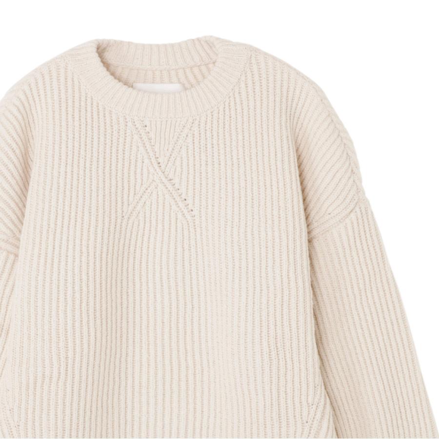 JIL SANDER（ジルサンダー） クルーネックニット ホワイト メンズ