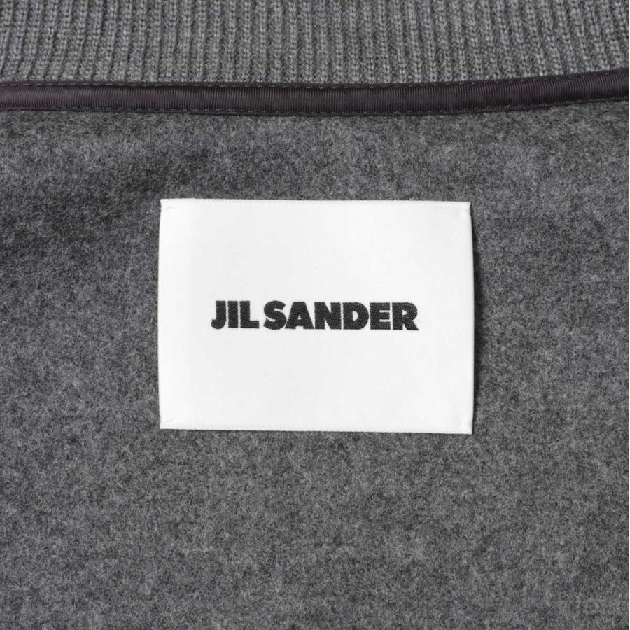ジルサンダー JIL SANDER ブルゾン SWEATSHIRT W/ZIP グレー メンズ 