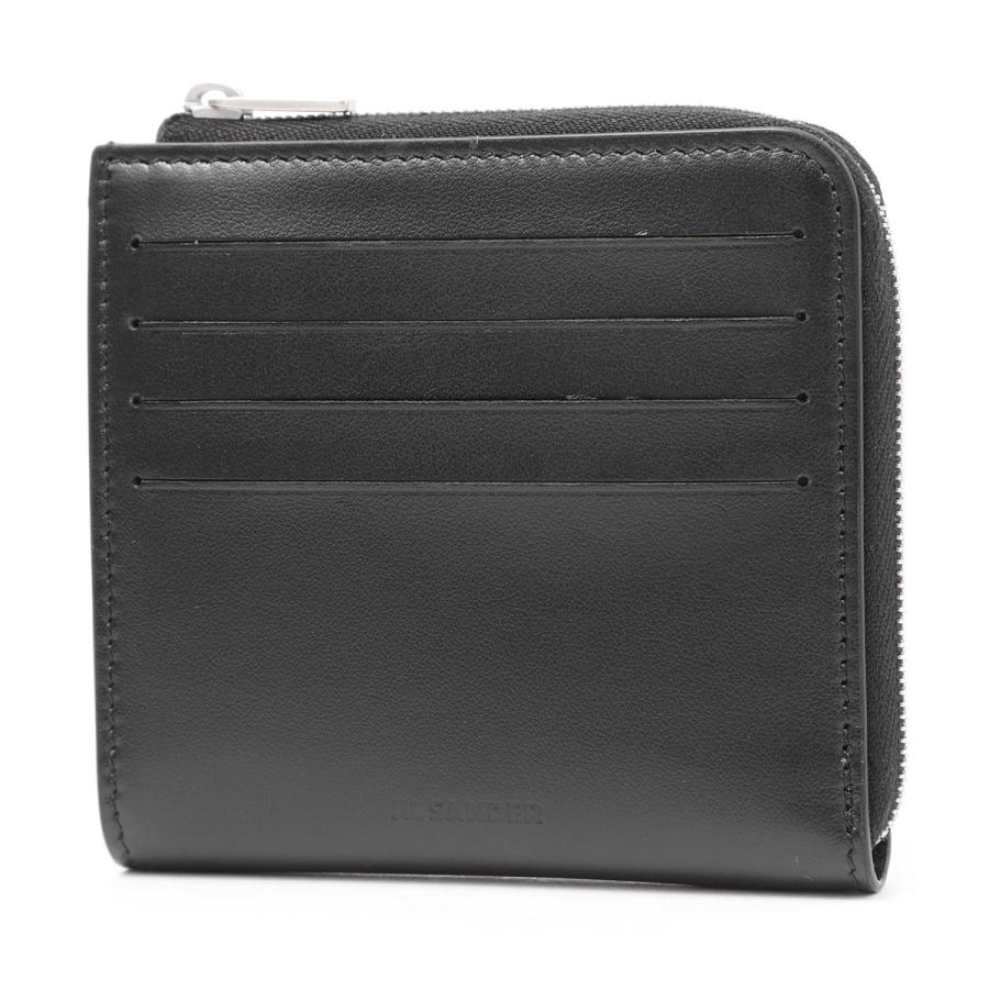 JIL SANDER ジルサンダー 2つ折り財布 コンパクトウォレット ブラック