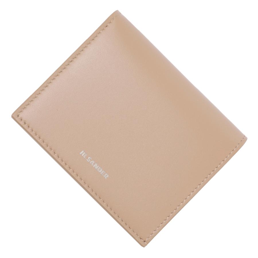JIL SANDER　ジルサンダー　折り財布　ベージュ　コンパクトウォレット JIL SANDER（ジルサンダー） JIL SANDER 3つ折り財布 小銭入れ付き TRI