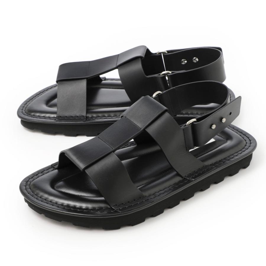 JIL SANDER ジルサンダー サンダル 大きいサイズあり ブラック メンズ  