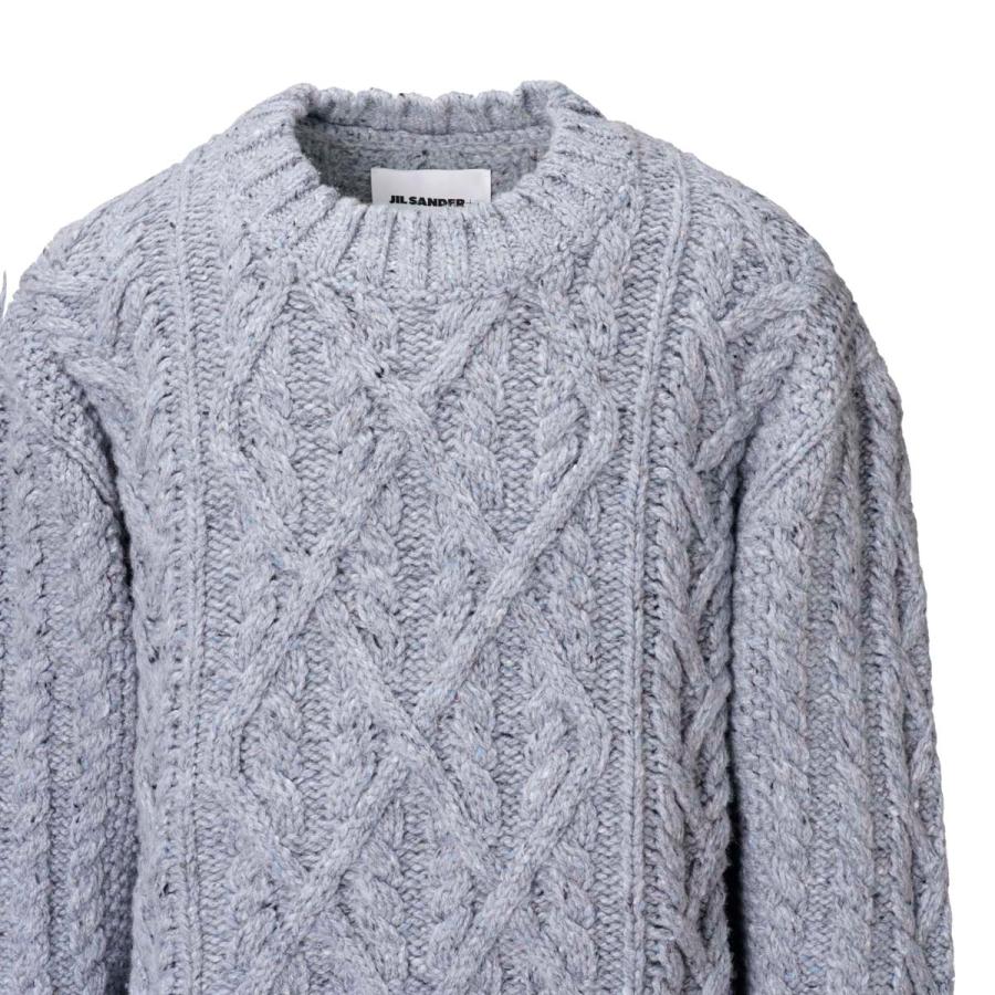 JIL SANDER（ジルサンダー） クルーネック ニット セーター グレー
