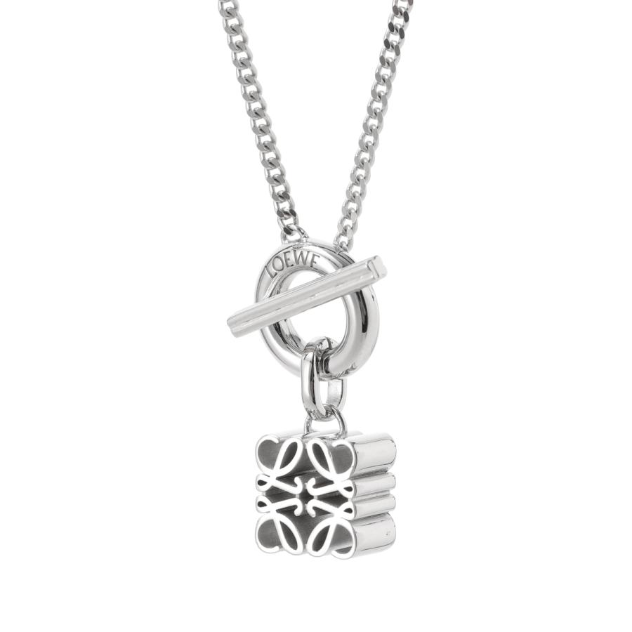 LOEWE（ロエベ） ネックレス ANAGRAM PENDANT NECKLACE シルバー