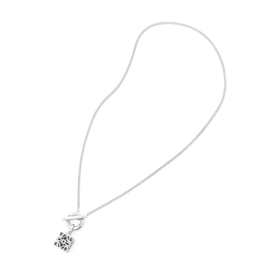 LOEWE（ロエベ） ネックレス ANAGRAM PENDANT NECKLACE シルバー