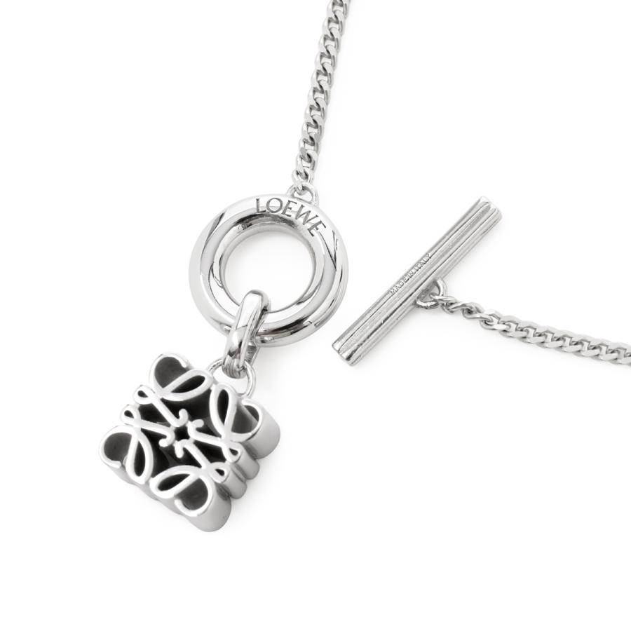 LOEWE（ロエベ） ネックレス ANAGRAM PENDANT NECKLACE シルバー