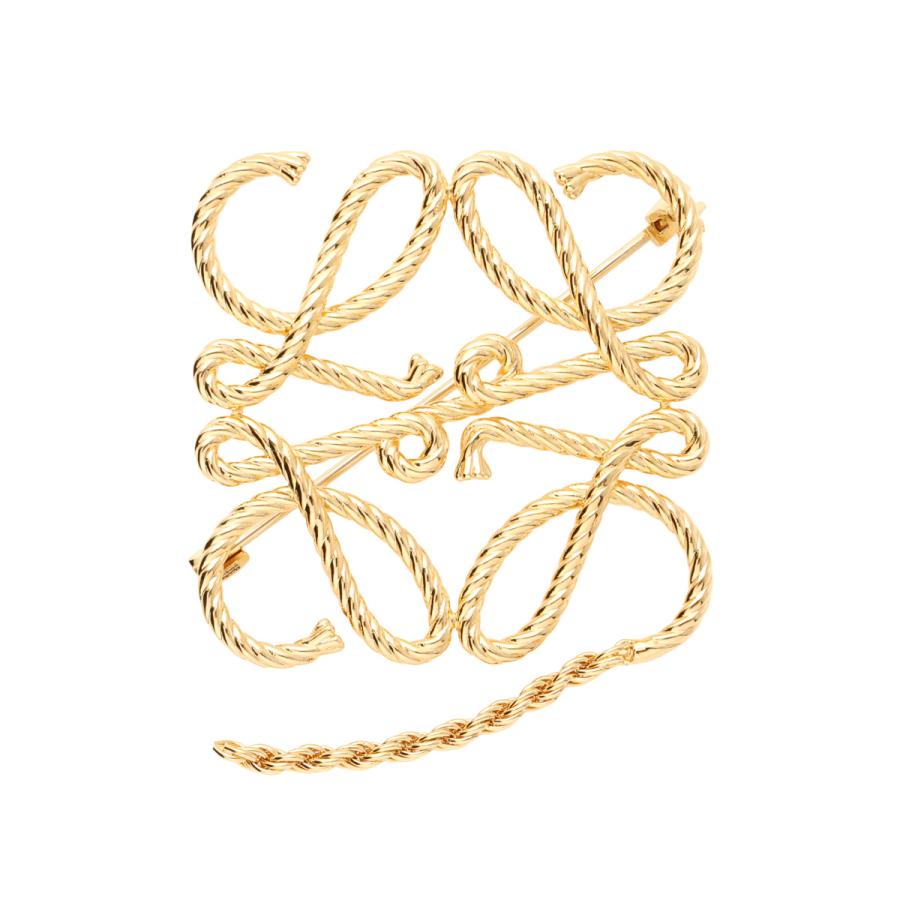 LOEWE（ロエベ） ブローチ LOEWE ANAGRAM ROPE BROOCH アナグラム