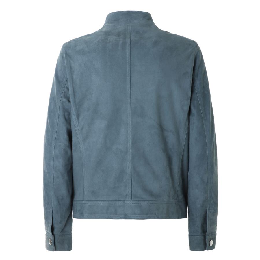 エンメティ EMMETI レザージャケット JAGO  大きいサイズあり グレー メンズ jago-lambskin-suede-carta-zuccheroの画像