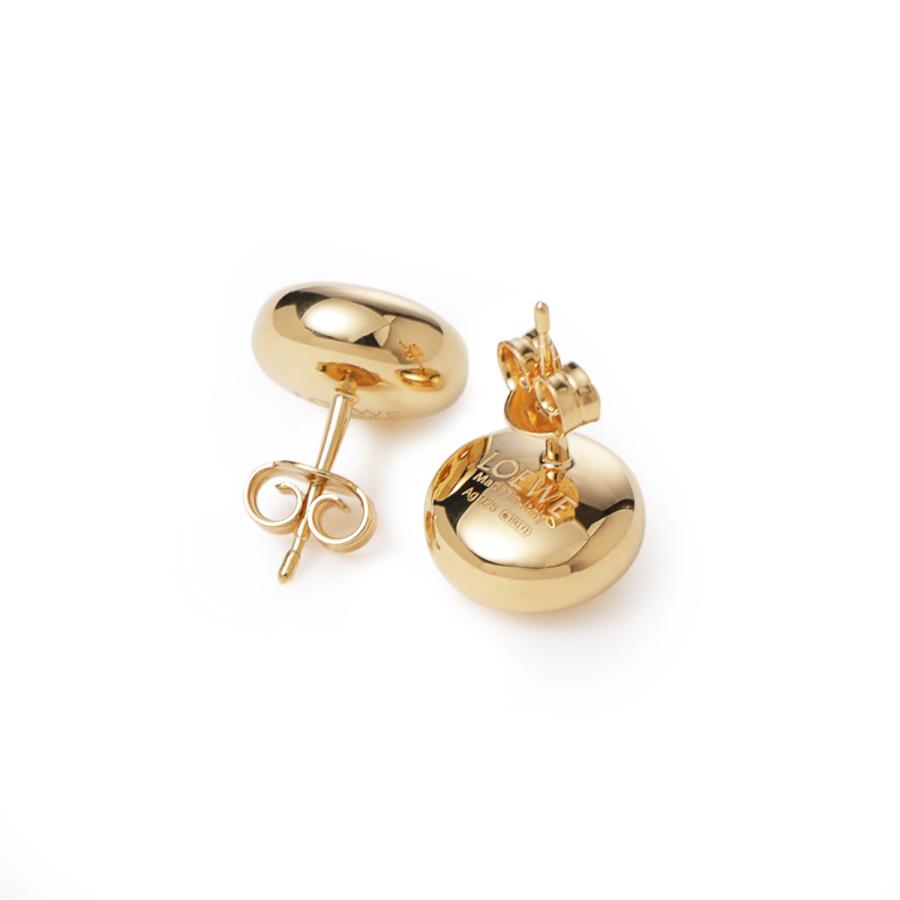 LOEWE（ロエベ） ピアス ANAGRAM PEBBLE STUD EARRINGS ゴールド