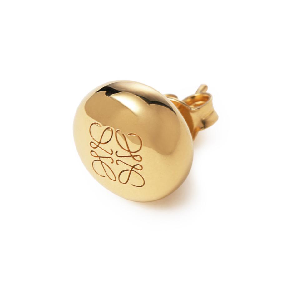 LOEWE（ロエベ） ピアス ANAGRAM PEBBLE STUD EARRINGS ゴールド