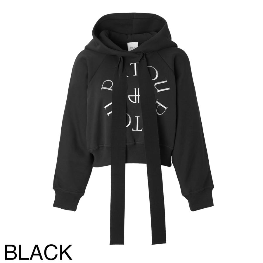 PATOU（パトゥ） パーカ CROPPED MEDALLION LOGO HO フーディ 