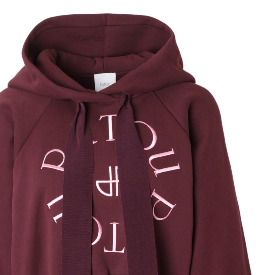 PATOU（パトゥ） パーカ CROPPED MEDALLION LOGO HO フーディ 