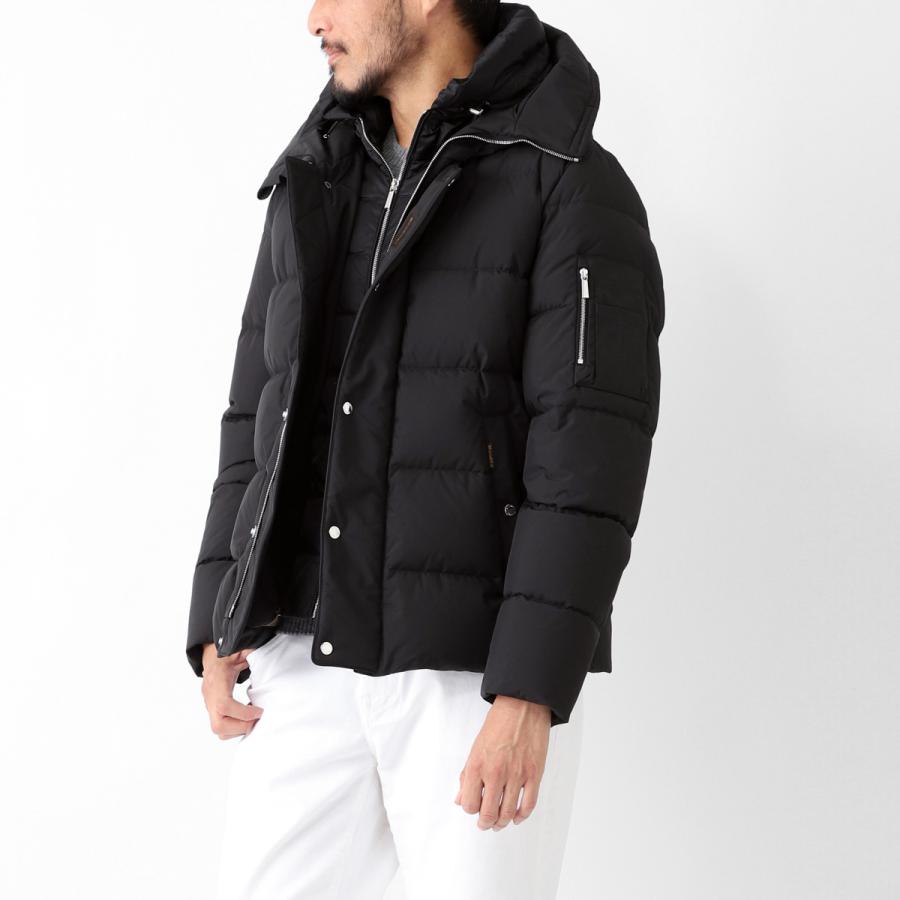 MOORER（ムーレー） ダウンジャケット JESSE-STP ブラック メンズ