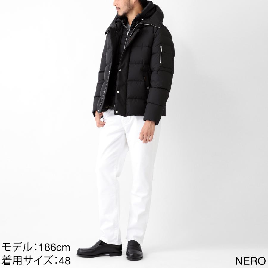 MOORER（ムーレー） ダウンジャケット JESSE-STP ブラック メンズ