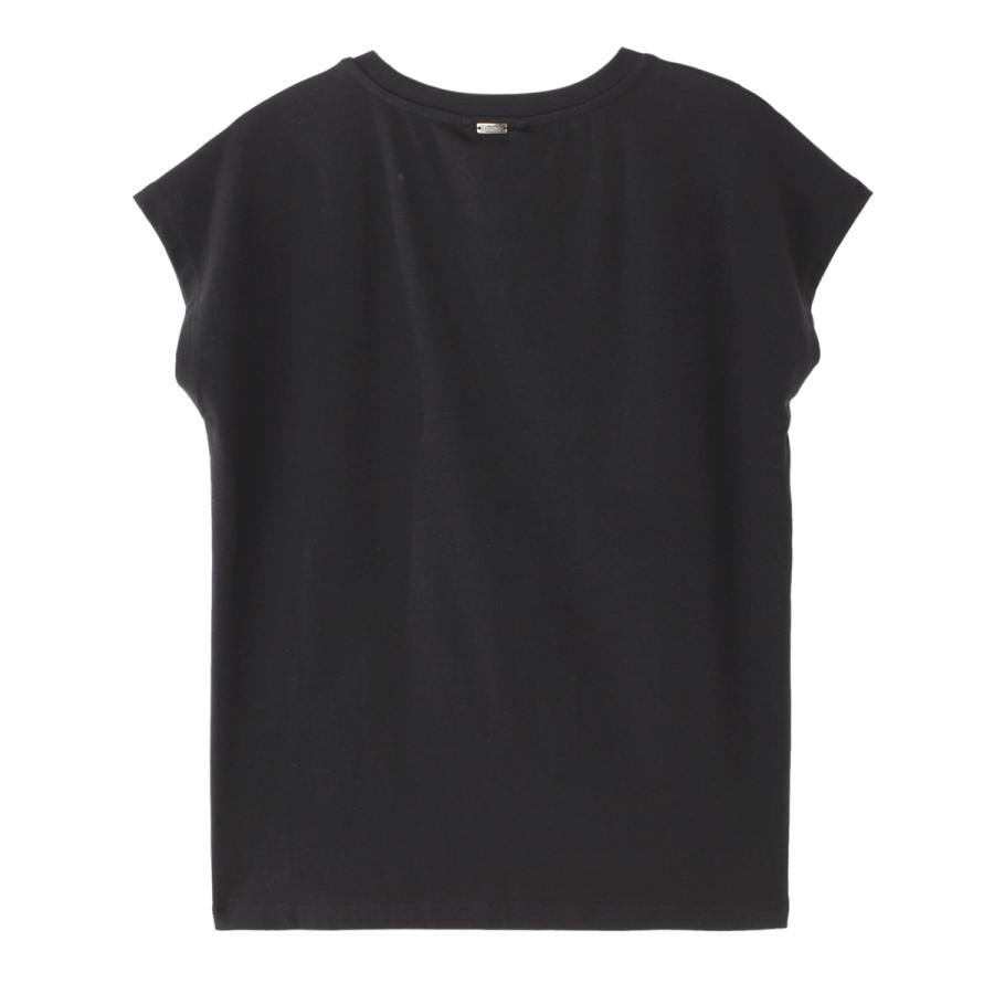 ヘルノ HERNO クルーネックTシャツ フレンチスリーブTシャツ 大きいサイズあり レディース jg000170d-52009-9300｜mb-y｜02