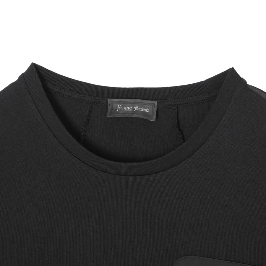 ヘルノ Tシャツ HERNO 半袖 LAMINAR COMPACT JERSEY TSHIRT 大きいサイズあり メンズ jg00049ul-52000-9300の画像