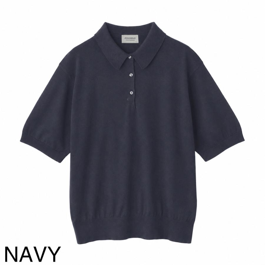 JOHN SMEDLEY（ジョンスメドレー） ニットポロシャツ JILL ジル シー