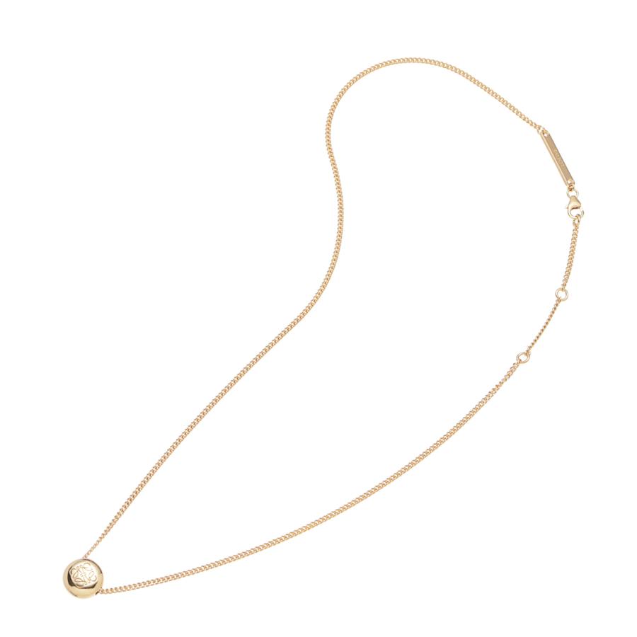 ゴールド　LOEWE ネックレス LOEWE】 ロエベ アナグラム ペンダント ネックレス ゴールド