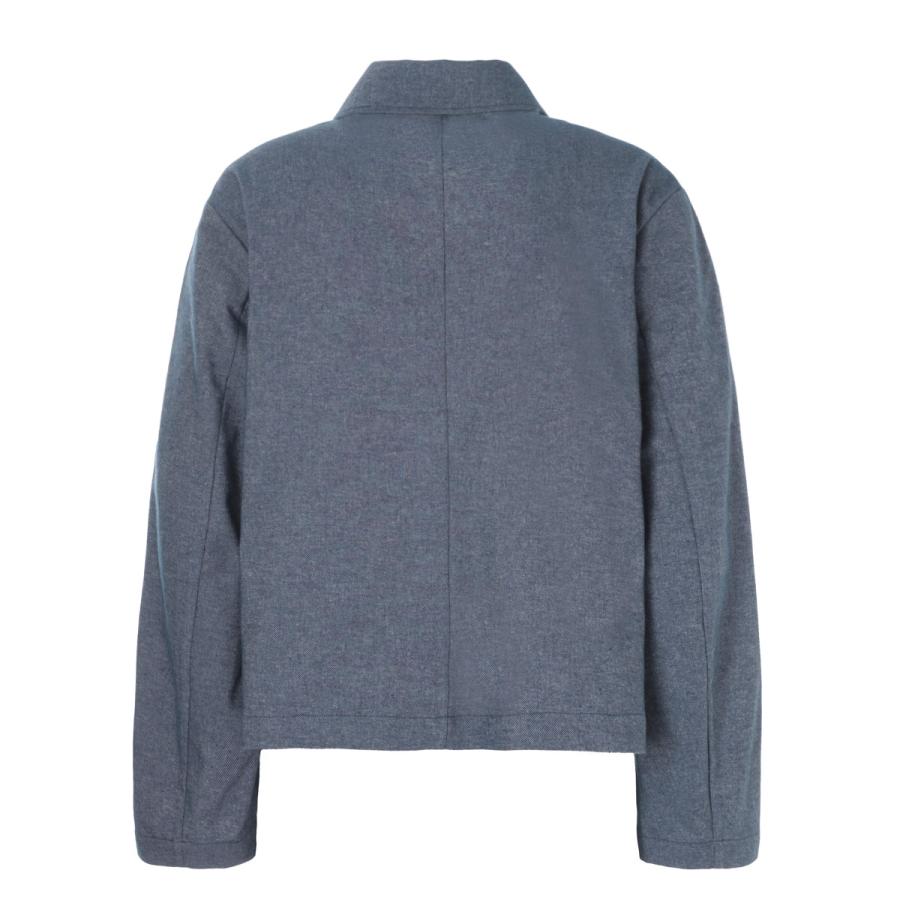 ロッソラメ rossorame ブルゾン JK07.2  シャツジャケット ブルー メンズ jk07-2-li03の画像