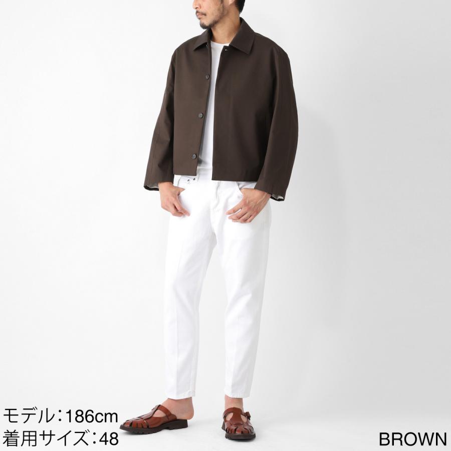 ロッソラメ rossorame ブルゾン JK07  シャツジャケット ブラウン メンズ jk07-co07の画像