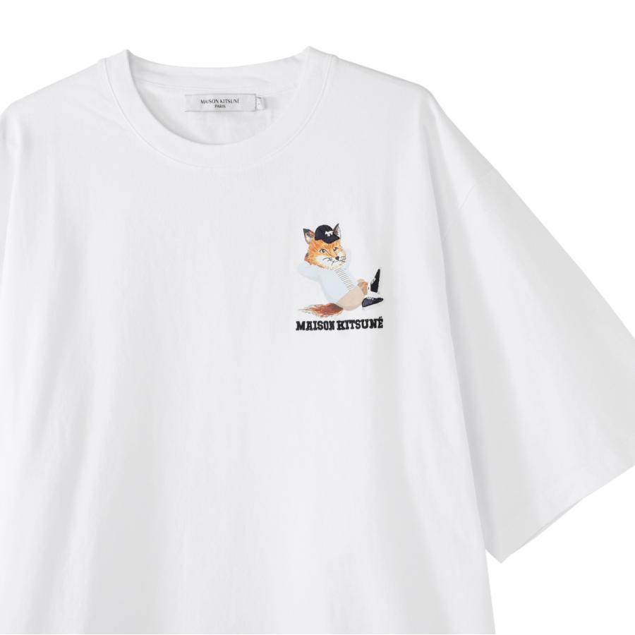 MAISON KITSUNE（メゾン キツネ） クルーネック 半袖Tシャツ CHILLAX