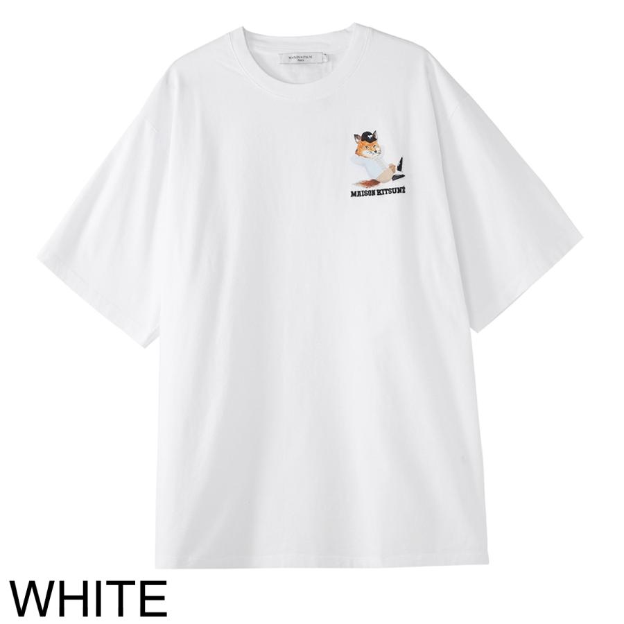 MAISON KITSUNE（メゾン キツネ） クルーネック 半袖Tシャツ CHILLAX