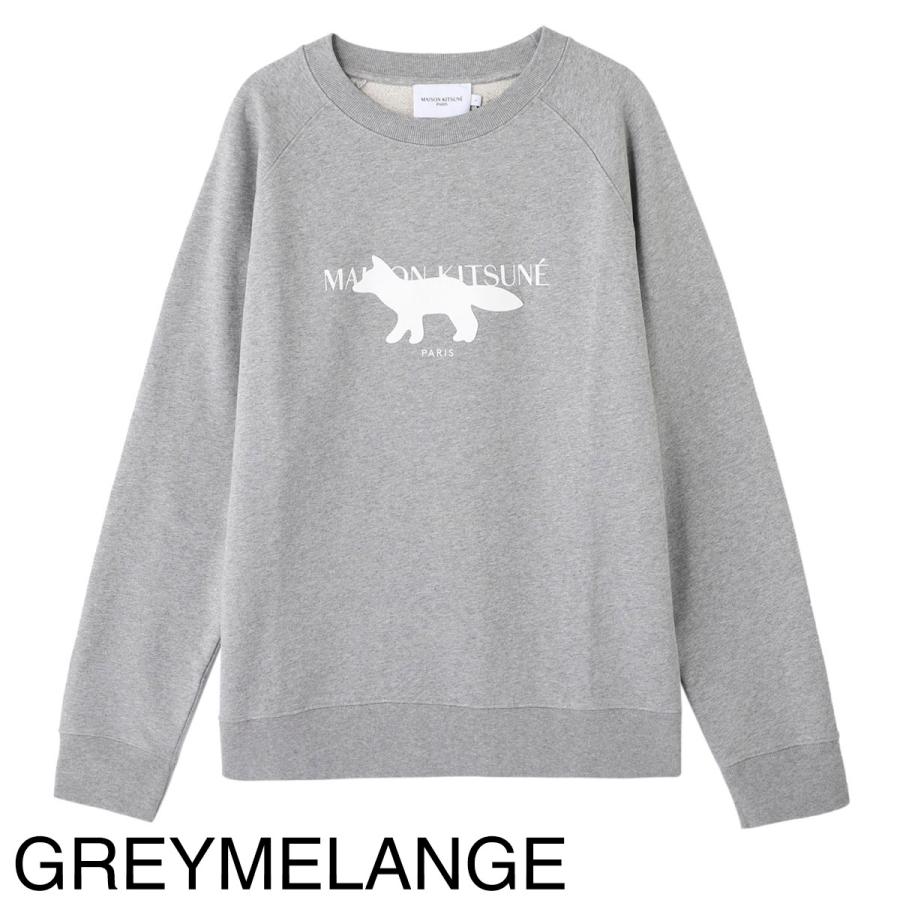 メゾンキツネ⌇グレートスウェット メゾンキツネ MAISON KITSUNE スウェット グレー メンズ MAISON
