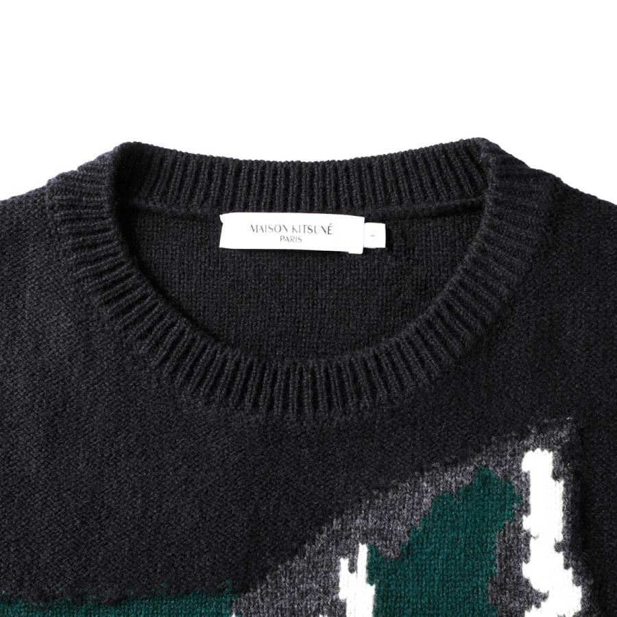 MAISON KITSUNE メゾンキツネ クルーネックニット セーター MAISON KITSUNE メゾンキツネ クルーネックニット セーター
