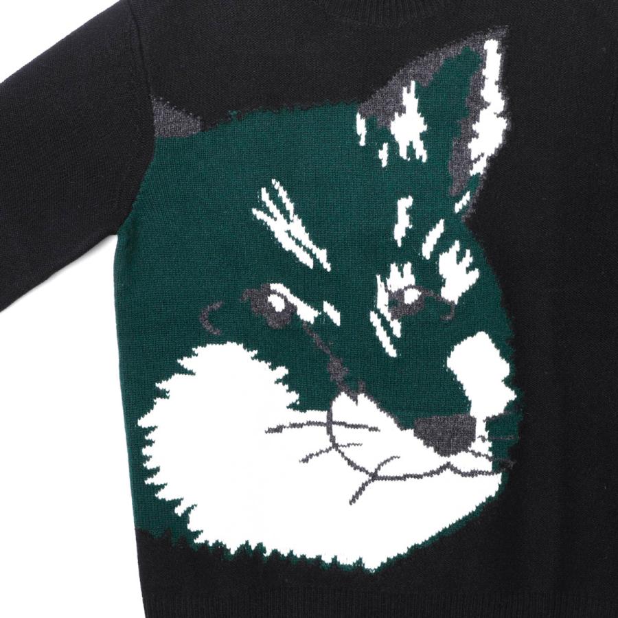 MAISON KITSUNE メゾンキツネ クルーネックニット セーター MAISON KITSUNE メゾンキツネ クルーネックニット セーター