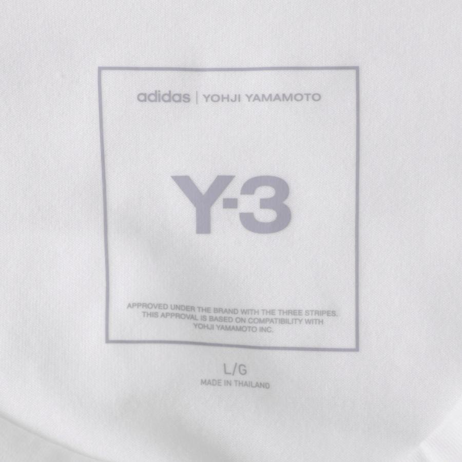Y-3 ワイスリー クルーネック 長袖Tシャツ M 3S LS TEE ホワイト
