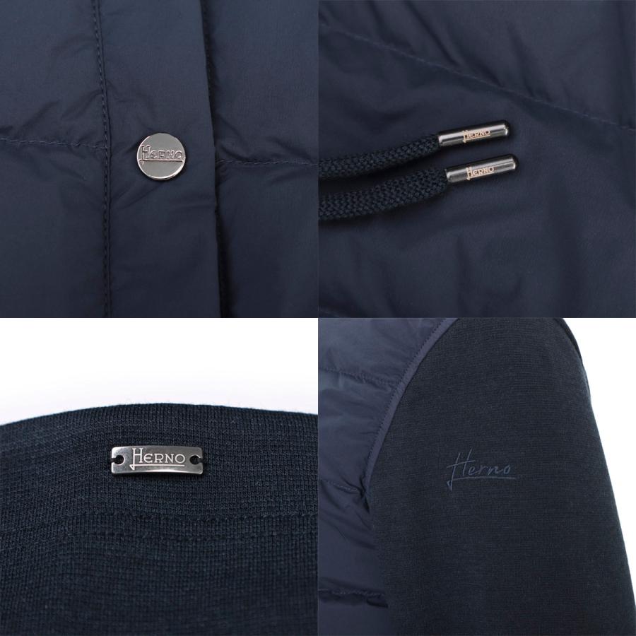 Herno ネイビー ジップアップ ジャンパー Amazon | [ヘルノ] ハイブリッド ブルゾン メンズ ジップアップ