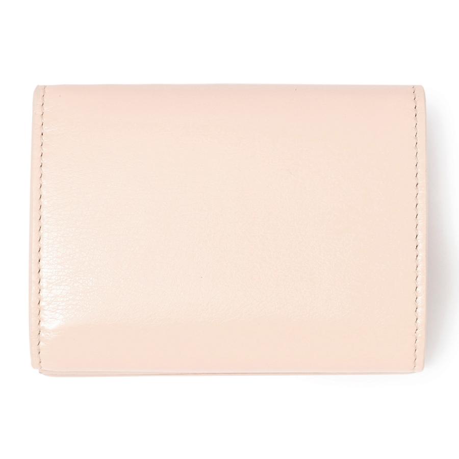 JIL SANDER★新品8.7万ジルサンダー ピンクベージュ3つ折レザー長財布 JIL SANDER（ジルサンダー） JIL SANDER 3つ折り財布 小銭入れ付き
