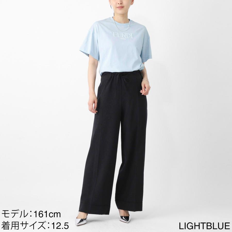 フェンディ FENDI クルーネックTシャツ エンボスロゴ ロゴT KIDS キッズ レディース jui201-7aj-f0tu9の画像