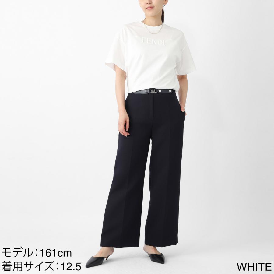 フェンディ FENDI クルーネックTシャツ エンボスロゴ ロゴT KIDS キッズ レディース jui201-7aj-f0tu9の画像