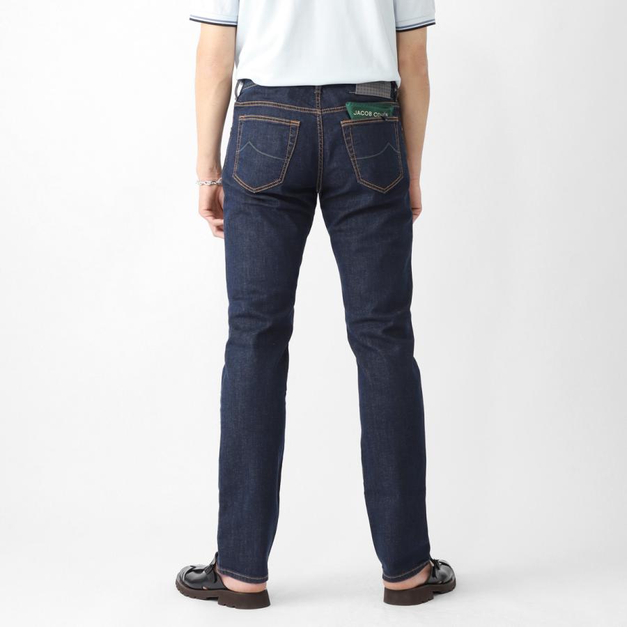 ヤコブコーエン JACOB COHEN ボタンフライジーンズ BARD SLIM FIT ブルー メンズ jum-qe004-s4255-100d-darkblueの画像