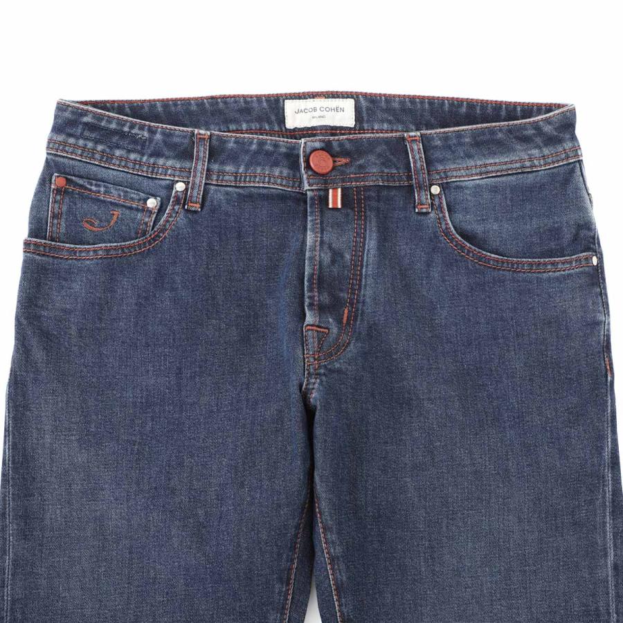 ヤコブコーエン JACOB COHEN ボタンフライジーンズ NICK SLIM FIT ブルー メンズ jum-qe006-s4213-100d-darkblue