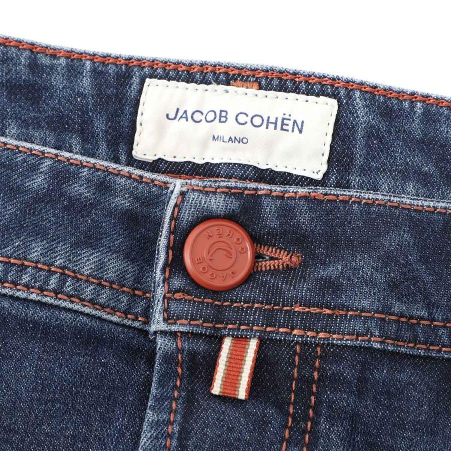 ヤコブコーエン JACOB COHEN ボタンフライジーンズ NICK SLIM FIT ブルー メンズ jum-qe006-s4213-100d-darkblue