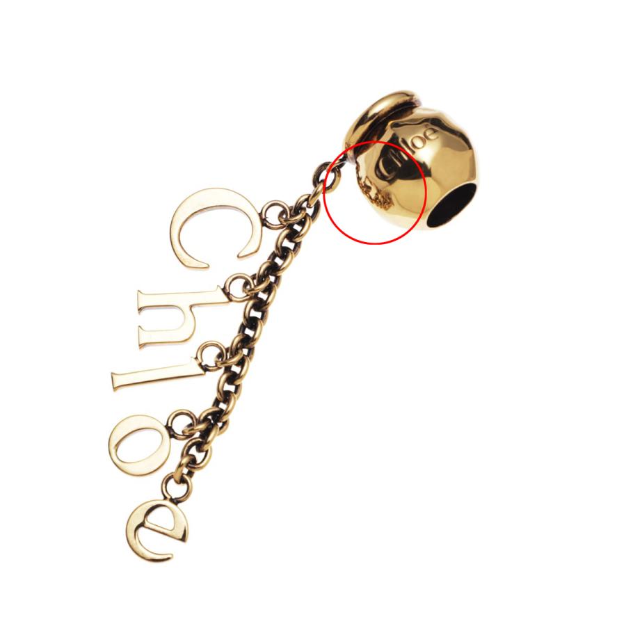 Chloe（クロエ） 訳あり バッグチャーム SPHERE LETTERS DICE BRACELET