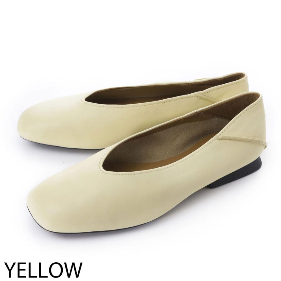 カンペール Camper バレエシューズ CASI MYLA ソフトレザー Vカット フラット バレエシューズ バブーシュ フラットシューズ 大きいサイズあり レディースの画像