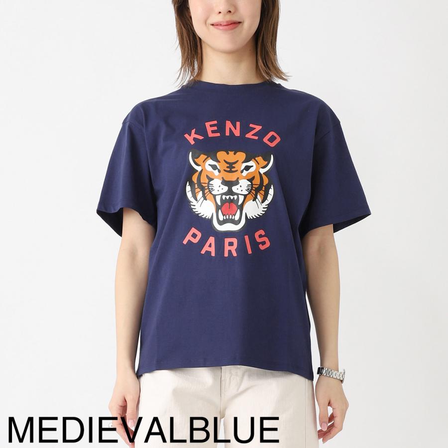 KENZO（ケンゾー） クルーネックTシャツ タイガーモチーフ プリント