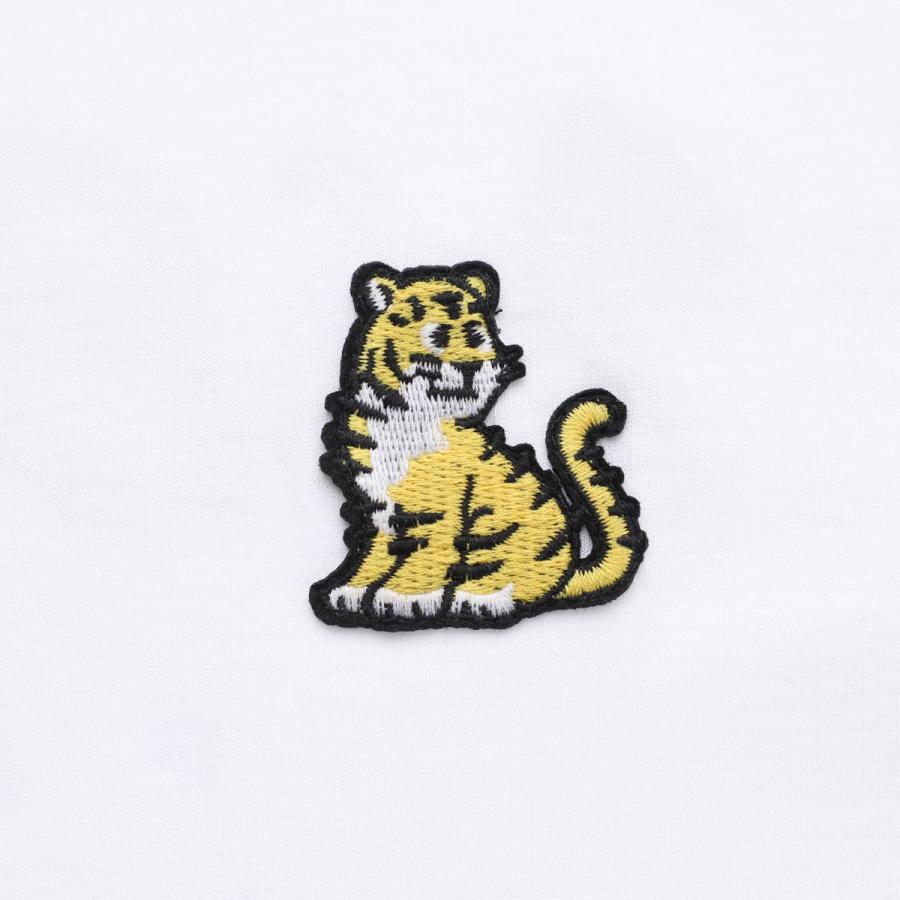 KENZO（ケンゾー） クルーネックTシャツ 刺繍タイガーモチーフ