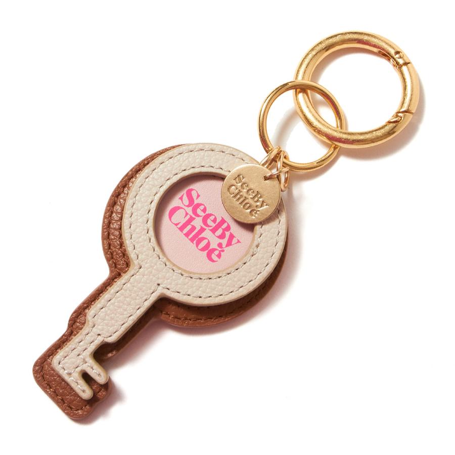 SEE BY CHLOE（シーバイクロエ） キーリング ブラウン レディース