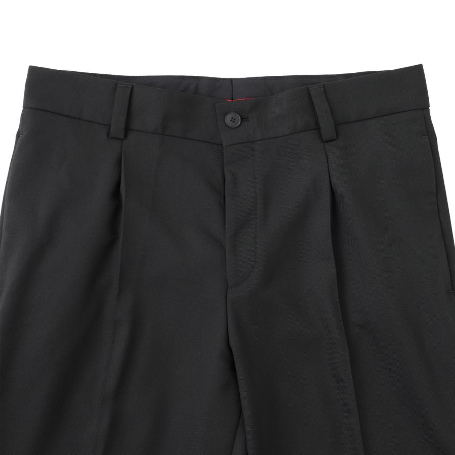 ヒューゴヒューゴボスシングル 2つボタンスーツ KARLO-FLIPS251X モダンフィット ストレッチツイル セットアップ 大きいサイズあり ブラック メンズの画像