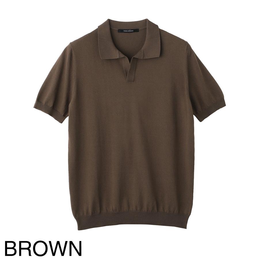 【希少】S.F.C×SEESEE×ISETAN ポロシャツ(オリーブ) I cotoni di Albini スキッパー ポロシャツ