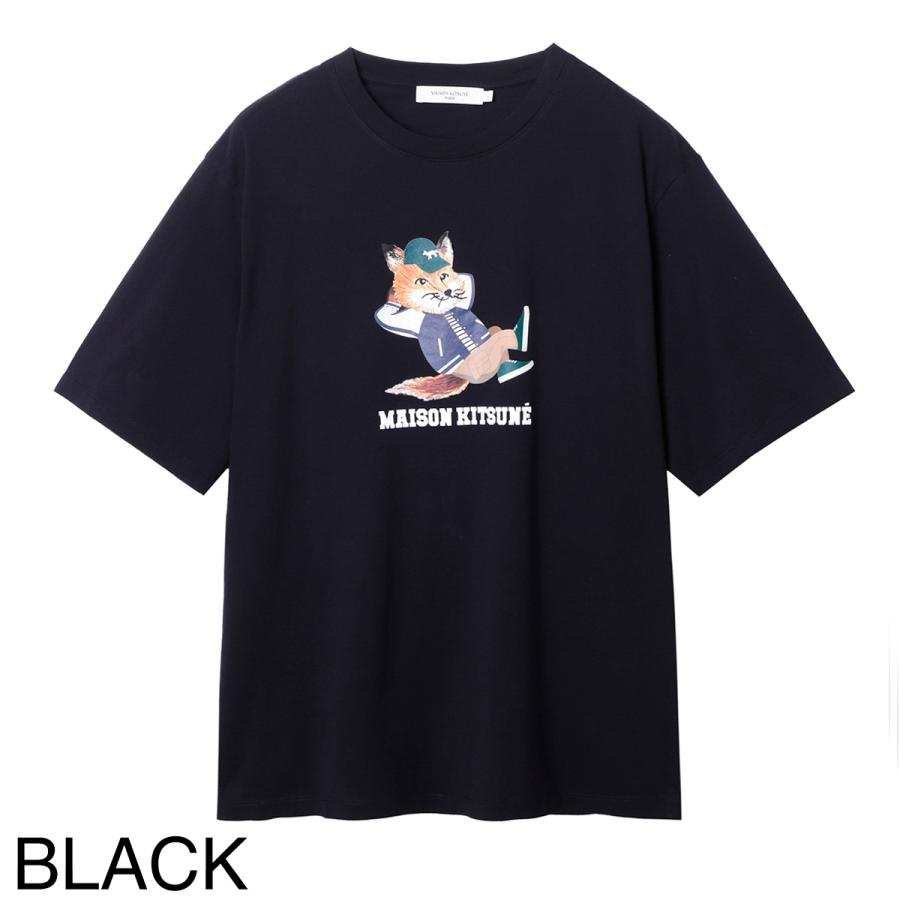 MAISON KITSUNE メゾンキツネ クルーネックTシャツ DRESSED FOX MAISON KITSUNE メゾンキツネ クルーネックTシャツ DRESSED FOX