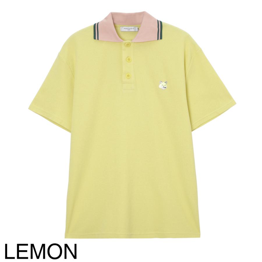 MAISON KITSUNE メゾンキツネ ポロシャツ HOTEL OLYMPIA メンズ MAISON KITSUNE メゾンキツネ ポロシャツ HOTEL OLYMPIA メンズ