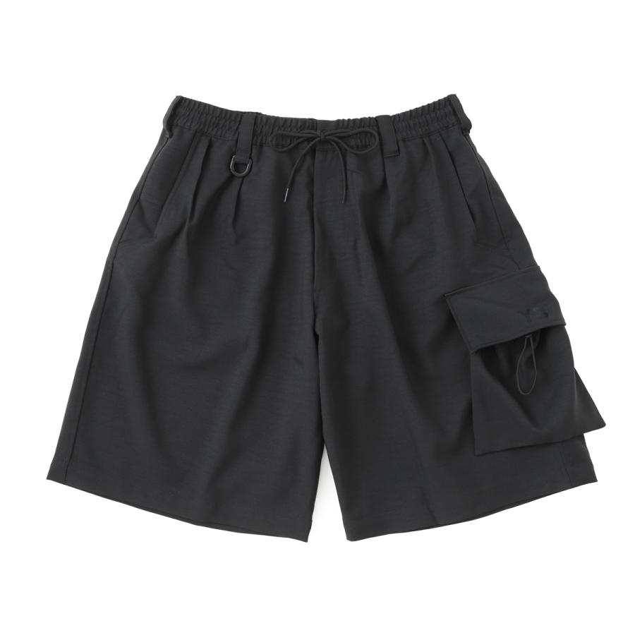ワイスリー Y-3 カーゴショーツ Y-3 SPORT UNIFORM CARGO SHORTS スポーツ ユニフォーム カーゴ ショーツ ハーフパンツ ブラック メンズ ks7652-blackの画像
