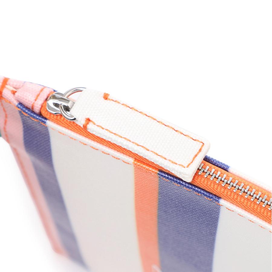 メゾンキツネ MAISON KITSUNE クラッチバッグ STRIPE PORCH ポーチ 