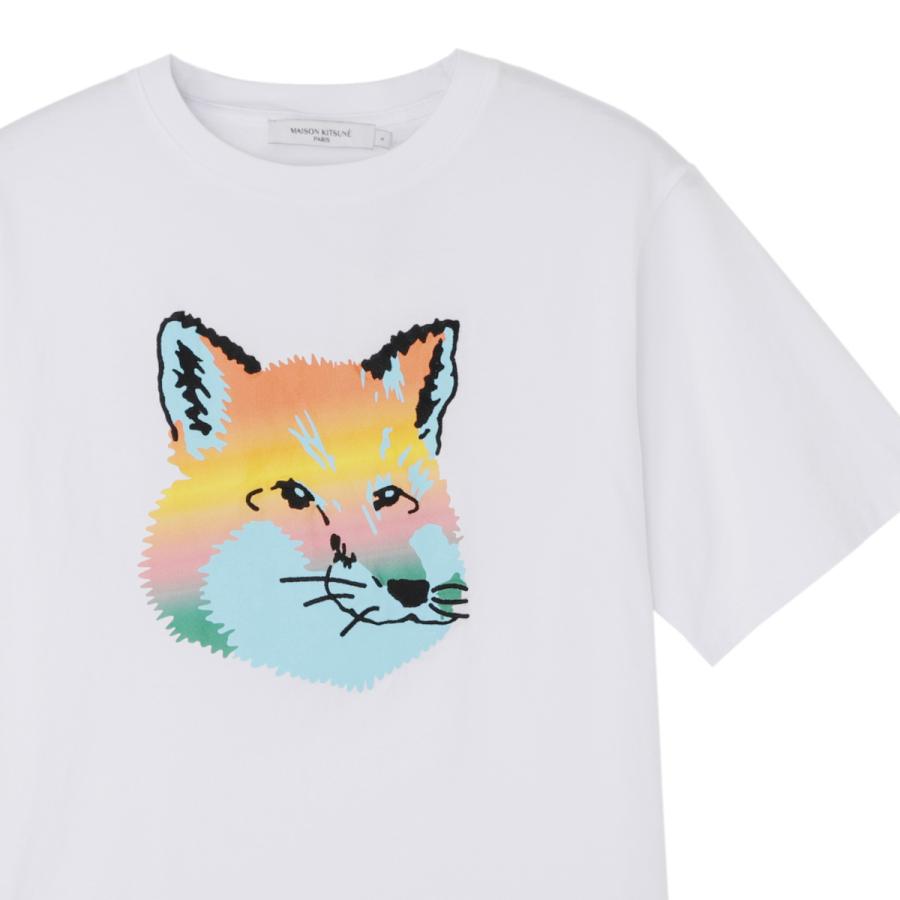 MAISON KITSUNE（メゾン キツネ） クルーネック半袖Tシャツ VIBRANT 