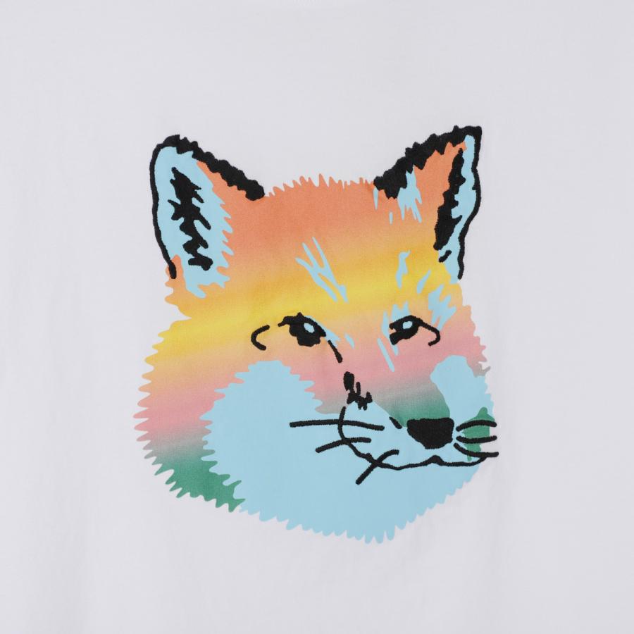 MAISON KITSUNE（メゾン キツネ） クルーネック半袖Tシャツ VIBRANT 